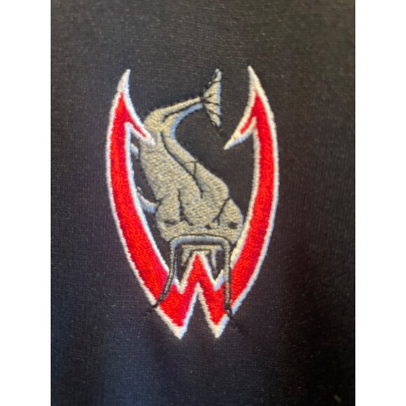 Fila Sport Vintage Zip Up Jacket #5 Catfish W Emblem Dark Blue sz L - Picture 3 of 7